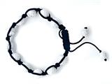 Adjustable Genuine Howlite Gemstone Thread Bracelet