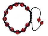 Adjustable Genuine Red Jade Gemstone Thread Bracelet