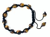 Adjustable Genuine Tiger Eye Gemstone Thread Bracelet
