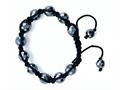 Adjustable Genuine Hematite Gemstone Thread Bracelet