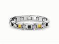 Tonino Lamborghini Primo Collection Stainless Steel Bracelet with Three Yellow Crystal Stones