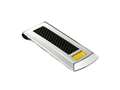 Tonino Lamborghini Primo Collection Stainless Steel Money Clip with Yellow Crystal Stone