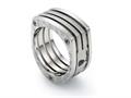 Tonino Lamborghini Motore Collection Stainless Steel Ring