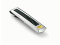 Tonino Lamborghini Primo Collection Stainless Steel Tie Clip with Three Yelow Crystal Stones