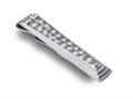 Tonino Lamborghini Motore Collection Stainless Steel Tie Clip with Carbon Fiber