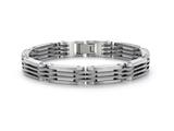 Tonino Lamborghini Motore Collection Stainless Steel Bracelet with Carbon Fiber