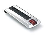 Tonino Lamborghini Primo Collection Stainless Steel Money Clip with Three Red Crystal Stones