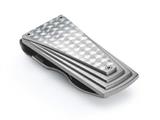 Tonino Lamborghini Motore Collection Stainless Steel Money Clip with Carbon Fiber