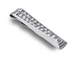 Tonino Lamborghini Motore Collection Stainless Steel Tie Clip with Carbon Fiber