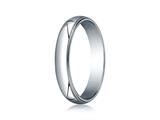 Benchmark® 18k Gold 4.0mm Traditional Dome Oval Ring With Milgrain