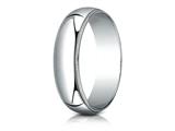 Benchmark® 18k Gold 6.0mm Traditional Dome Oval Ring With Milgrain