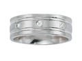 Benchmark® 8mm Round Diamonds Mens Band
