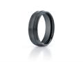 Benchmark® Ceramic 7mm Comfort-fit Satin-finished Design Ring