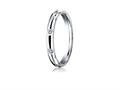 Benchmark® 3mm Comfort Fit Diamond Wedding Band / Ring