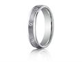 Benchmark® 4mm Comfort Fit Diamond Wedding Band / Ring