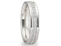 Benchmark® 4mm Comfort Fit Diamond Wedding Band / Ring