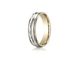 Benchmark® 6mm Comfort Fit Design Wedding Band / Ring
