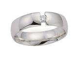 Benchmark® 6mm Comfort Fit Diamond Wedding Band / Ring