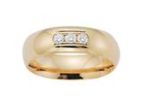 Benchmark® 6mm Comfort Fit Diamond Wedding Band / Ring