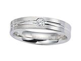 Benchmark® 4mm Comfort Fit Diamond Wedding Band / Ring