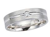 Benchmark® 6mm Comfort Fit Diamond Wedding Band / Ring