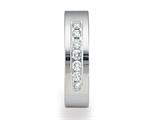 Benchmark® 6mm Comfort Fit Diamond Wedding Band / Ring