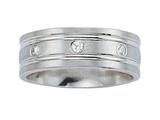 Benchmark® 8mm Round Diamonds Mens Band