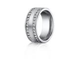 Benchmark® 8mm Comfort Fit Diamond Wedding Band / Ring