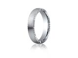 Benchmark® 4.5mm Comfort-fit Satin-finished Rivet Coin Edging Carved Design Band