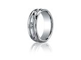 Benchmark® 7.5mm Comfort-fit High Polished Screws Carved Design Band