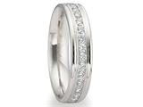 Benchmark® 4mm Comfort Fit Diamond Wedding Band / Ring