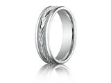 Benchmark® 6mm Comfort-fit Harvest Of Love Round Edge Carved Design Band