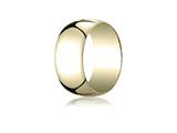 Benchmark® 14k Gold 10.0mm Traditional Dome Oval Ring