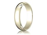 Benchmark® 14k Gold 5.0mm Traditional Dome Oval Ring