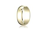 Benchmark® 14k Gold 7.0mm Traditional Dome Oval Ring