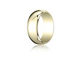 Benchmark® 14k Gold 7.0mm Traditional Dome Oval Ring