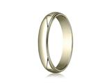 Benchmark® 10k Gold 4.0mm Traditional Dome Oval Ring With Milgrain