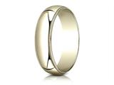 Benchmark® 10k Gold 6.0mm Traditional Dome Oval Ring With Milgrain