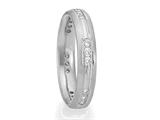 Benchmark® 4mm Comfort Fit Diamond Wedding Band / Ring