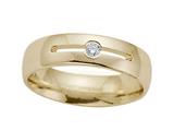 Benchmark® 6mm Comfort Fit Diamond Wedding Band / Ring