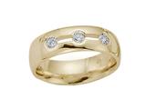 Benchmark® 6mm Comfort Fit Diamond Wedding Band / Ring