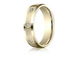 Benchmark® 6mm Round 0.32 cttw Diamonds Mens Band