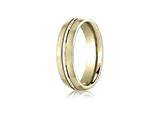 Benchmark® 6mm Comfort Fit Design Wedding Band / Ring