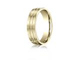 Benchmark® 6mm Comfort Fit Design Wedding Band / Ring