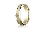 Benchmark® 6mm Comfort Fit Design Wedding Band / Ring