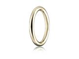 Benchmark® 2.5mm Comfort-fit High Polished Round Carved Design Band
