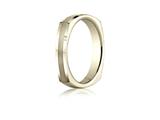 Benchmark® 3.5mm Comfort-fit Satin-finished Four-sided Carved Design Band