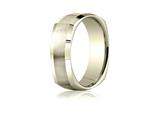 Benchmark® 7mm Comfort-fit Satin-finished Four-sided Carved Design Band