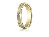 Benchmark® 4mm Comfort Fit Diamond Wedding Band / Ring