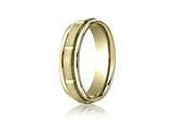 Benchmark® 6mm Comfort Fit Design Wedding Band / Ring